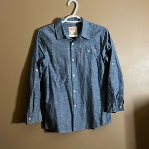 😄90’s Levi’s shirt roll up button sleeve. L5